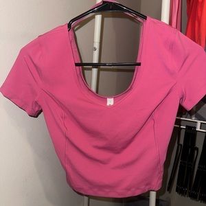 Pink Lululemon Align T-Shirt